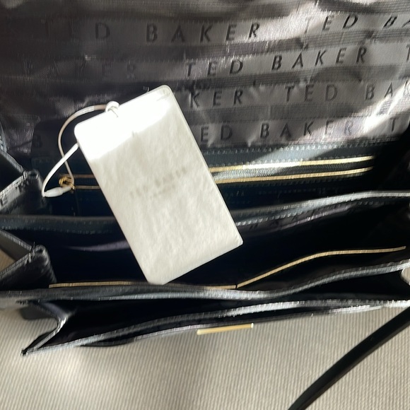 TED BAKER LONDON Black Leather Purse (NWT) - Picture 3 of 4